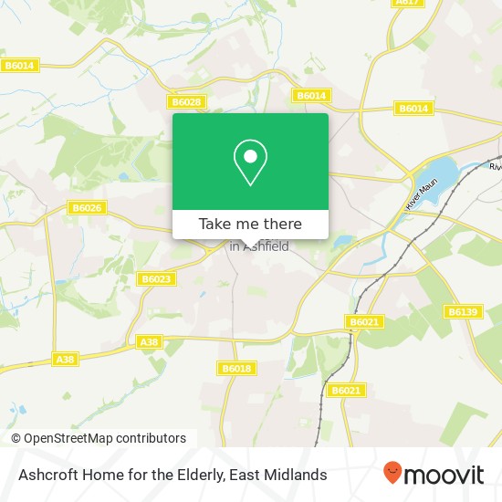 Ashcroft Home for the Elderly map