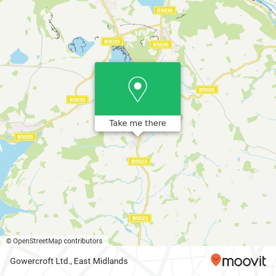 Gowercroft Ltd. map