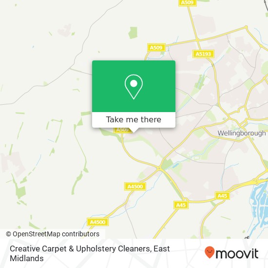 Creative Carpet & Upholstery Cleaners map