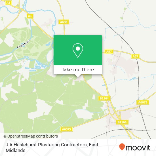 J.A Haslehurst Plastering Contractors map