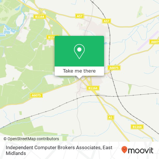 Independent Computer Brokers Associates map