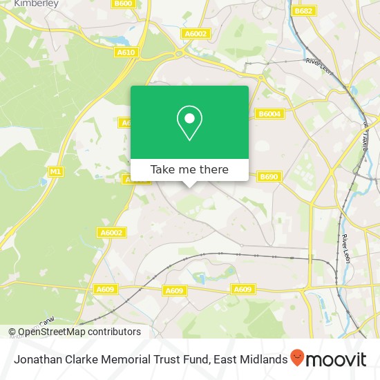 Jonathan Clarke Memorial Trust Fund map
