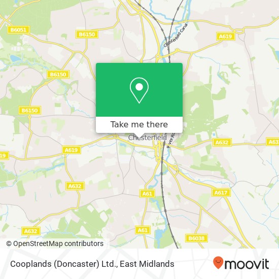 Cooplands (Doncaster) Ltd. map