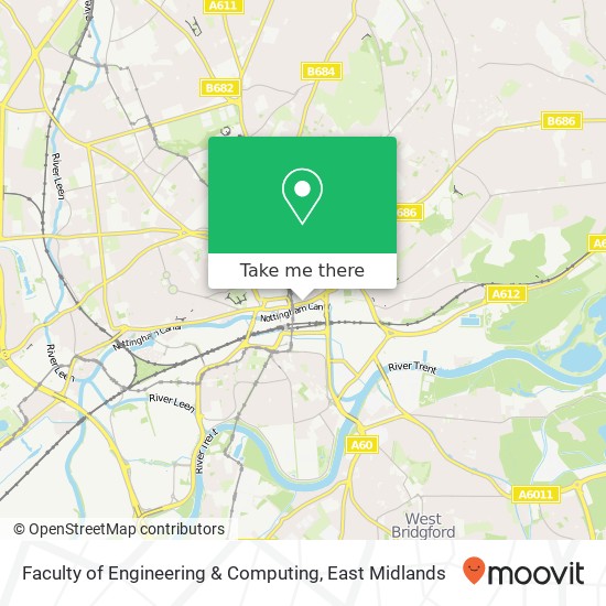 Faculty of Engineering & Computing map
