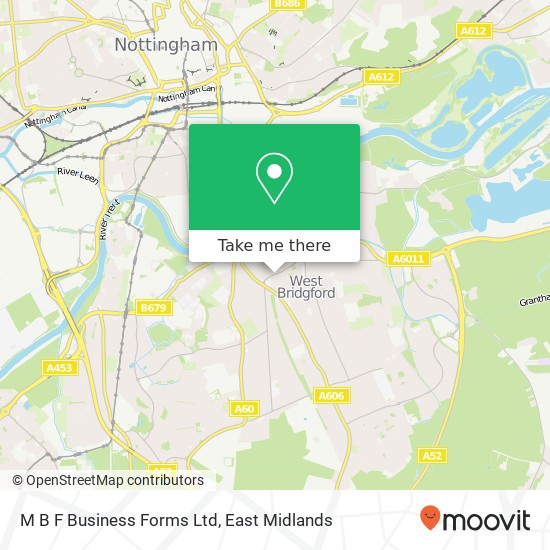 M B F Business Forms Ltd map