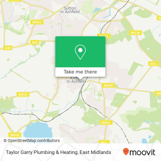 Taylor Garry Plumbing & Heating map