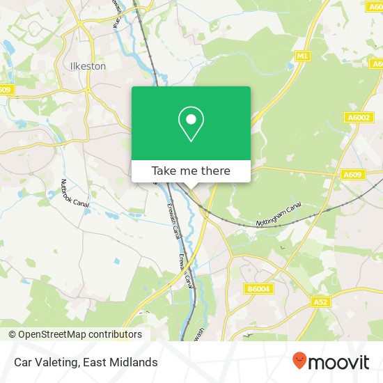 Car Valeting map