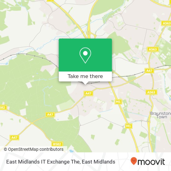 East Midlands IT Exchange The map