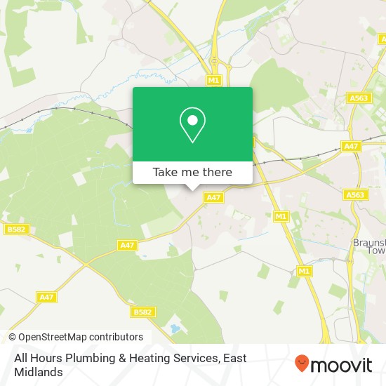 All Hours Plumbing & Heating Services map