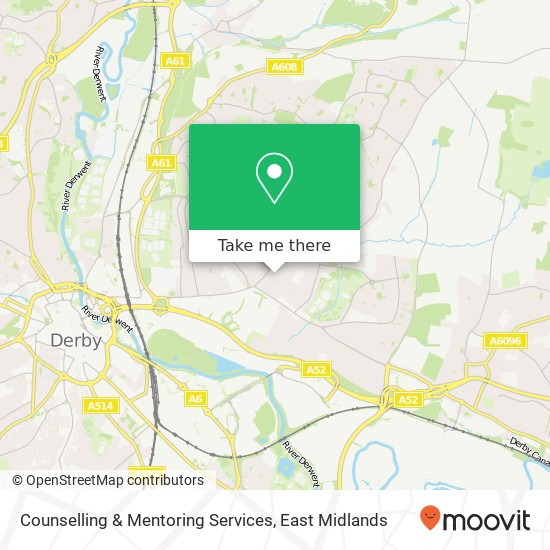 Counselling & Mentoring Services map