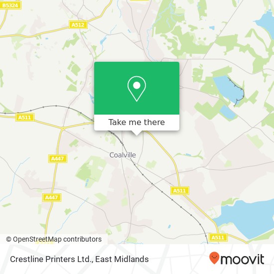Crestline Printers Ltd. map