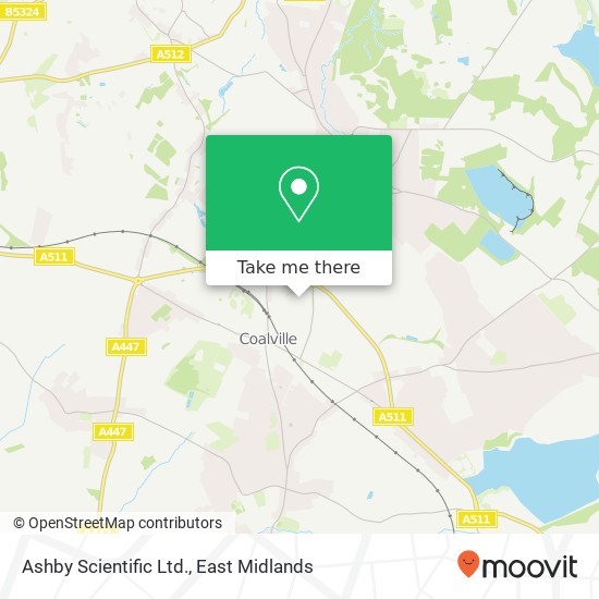 Ashby Scientific Ltd. map