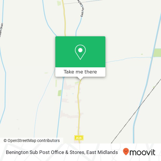 Benington Sub Post Office & Stores map