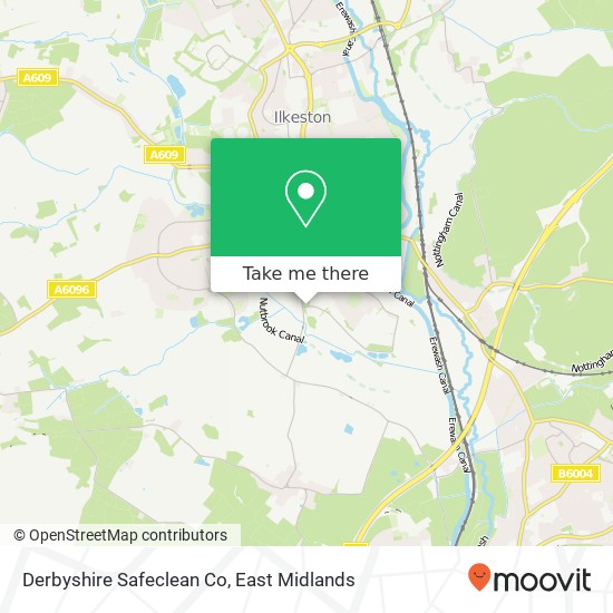 Derbyshire Safeclean Co map