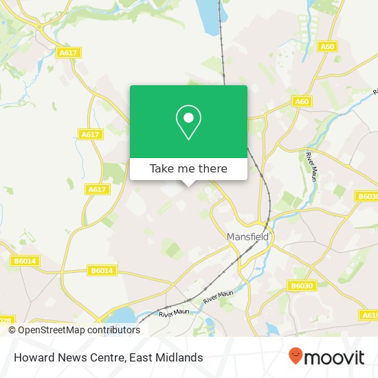 Howard News Centre map