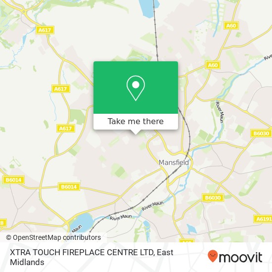 XTRA TOUCH FIREPLACE CENTRE LTD map