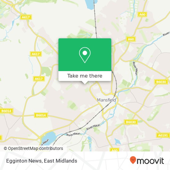 Egginton News map