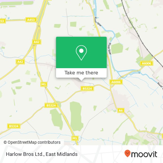 Harlow Bros Ltd. map