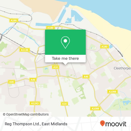 Reg Thompson Ltd. map