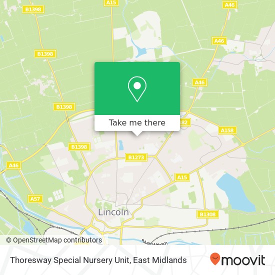 Thoresway Special Nursery Unit map