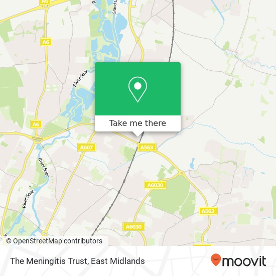 The Meningitis Trust map