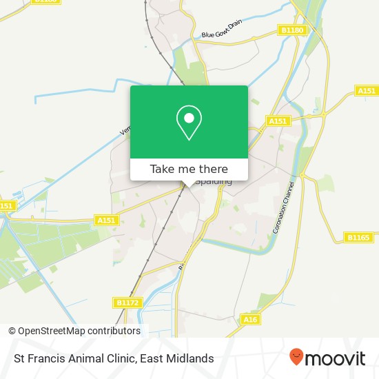 St Francis Animal Clinic map