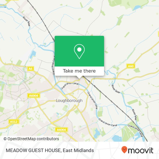 MEADOW GUEST HOUSE map