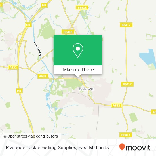 Riverside Tackle Fishing Supplies map