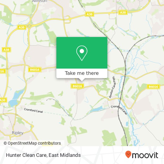 Hunter Clean Care map