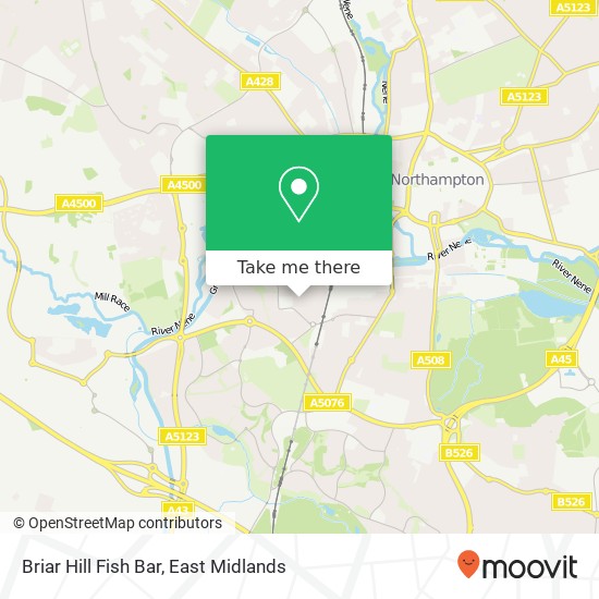 Briar Hill Fish Bar map