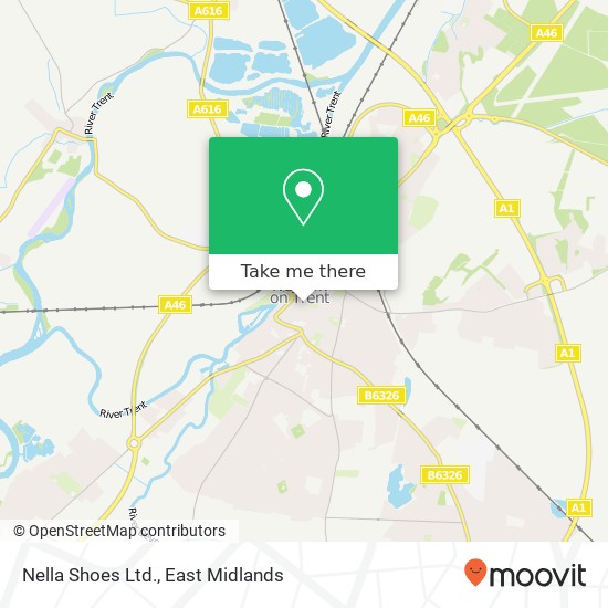 Nella Shoes Ltd. map