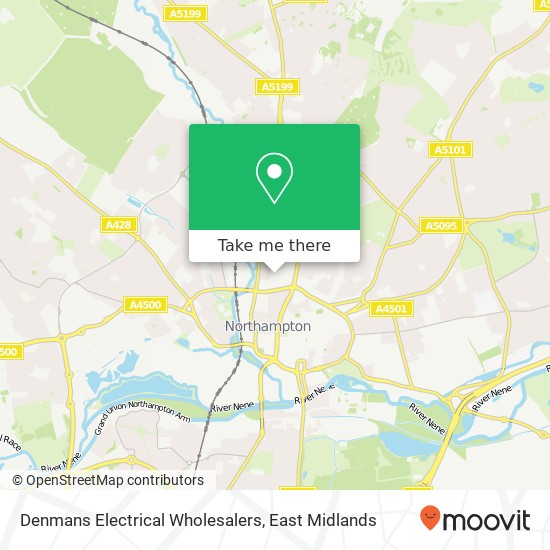 Denmans Electrical Wholesalers map