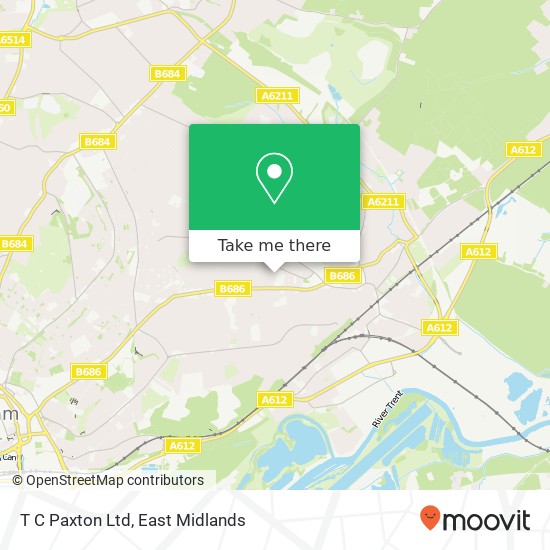 T C Paxton Ltd map