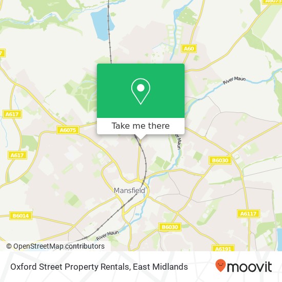 Oxford Street Property Rentals map