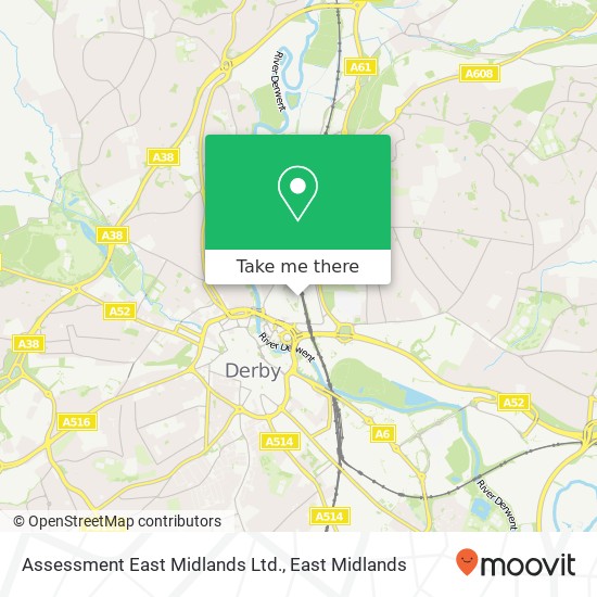 Assessment East Midlands Ltd. map
