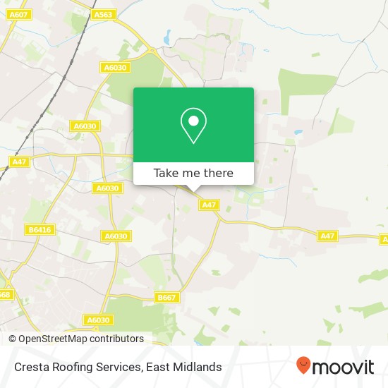 Cresta Roofing Services map