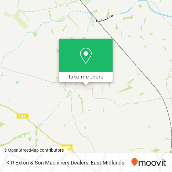 K R Exton & Son Machinery Dealers map