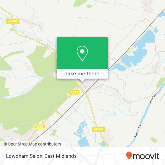 Lowdham Salon map