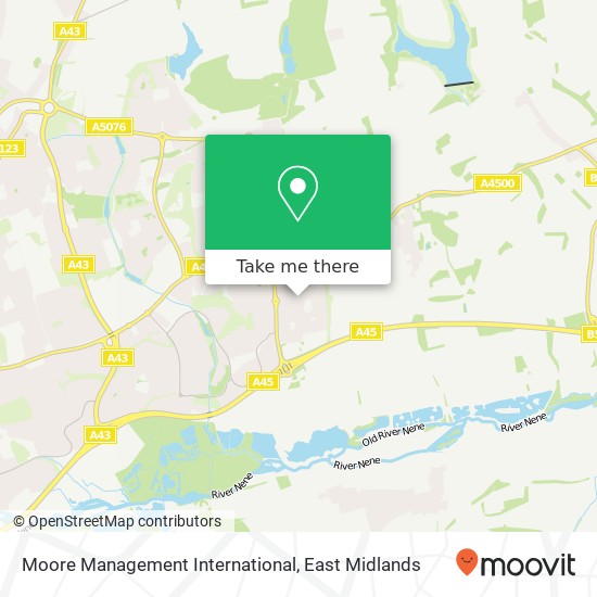 Moore Management International map