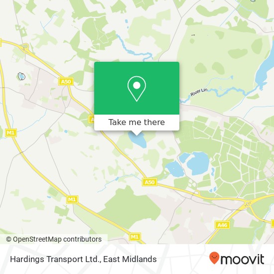 Hardings Transport Ltd. map