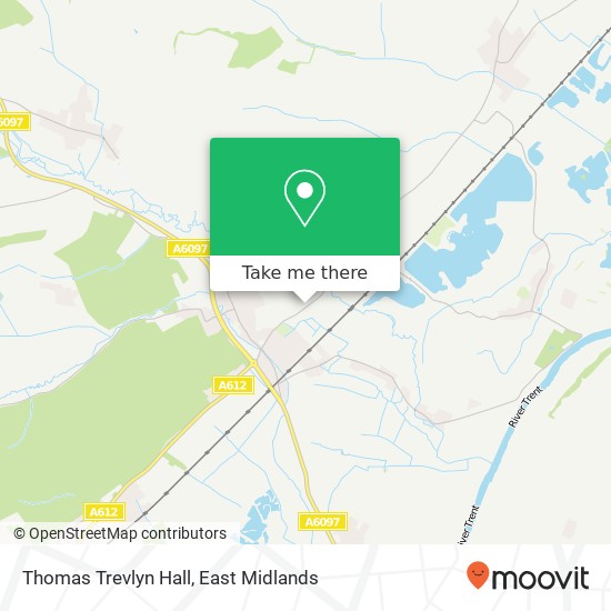 Thomas Trevlyn Hall map