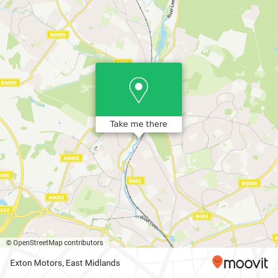 Exton Motors map