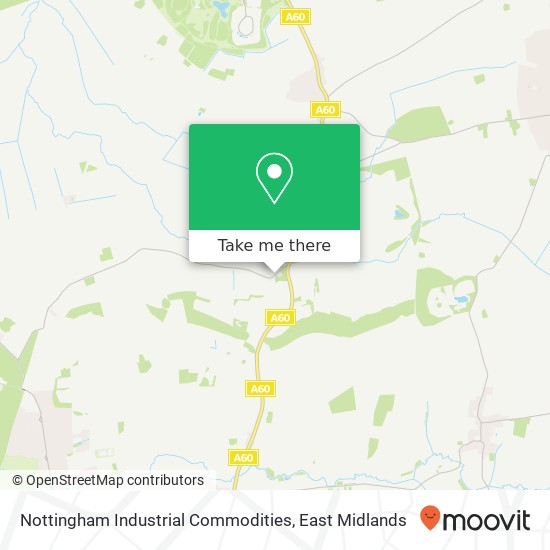 Nottingham Industrial Commodities map