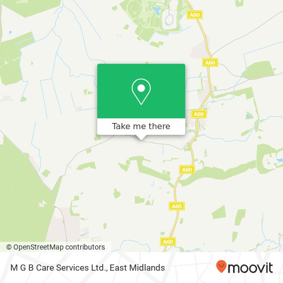 M G B Care Services Ltd. map