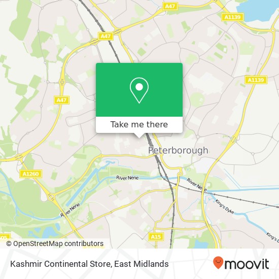 Kashmir Continental Store map
