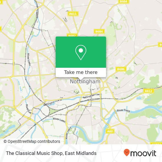 The Classical Music Shop map