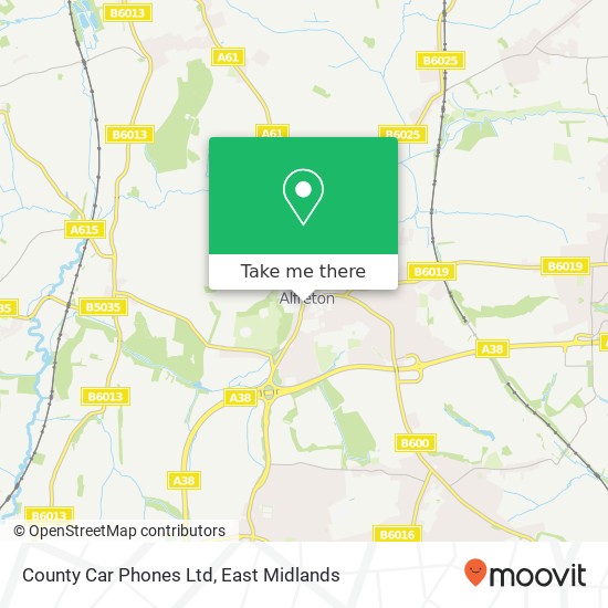 County Car Phones Ltd map