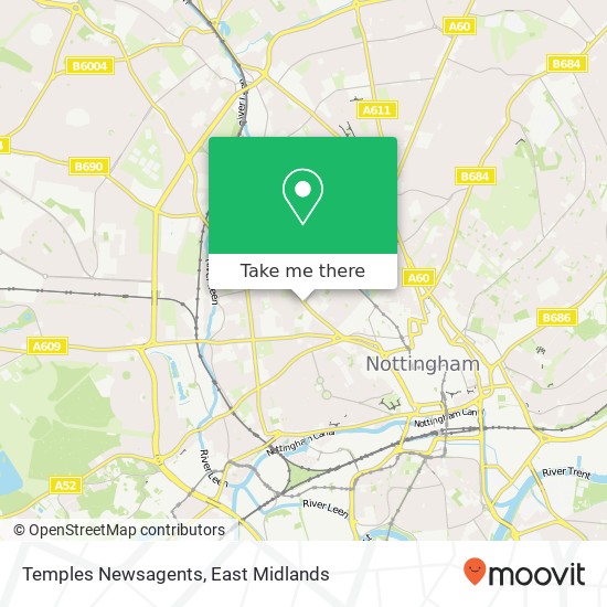 Temples Newsagents map