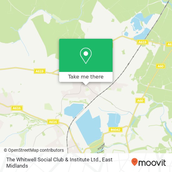 The Whitwell Social Club & Institute Ltd. map