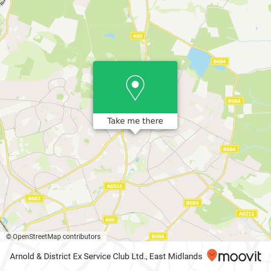 Arnold & District Ex Service Club Ltd. map